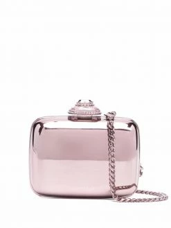 Alexander McQueen rhinestone-embellished mini clutch
