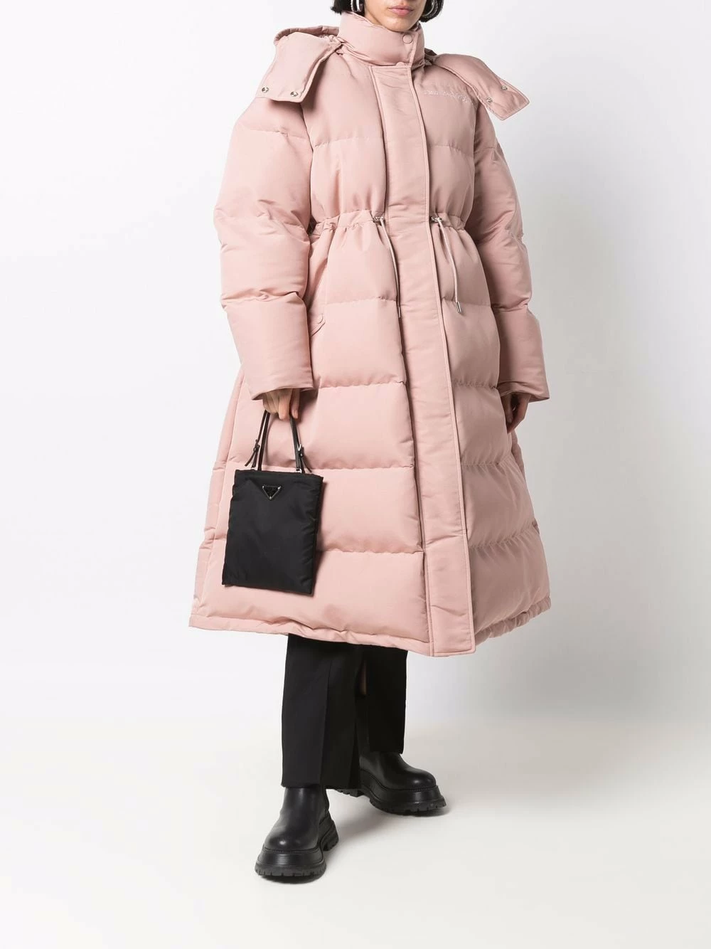 Alexander McQueen Oversized hooded puffer coat 2 Alexander McQueen oversized hooded puffer coat