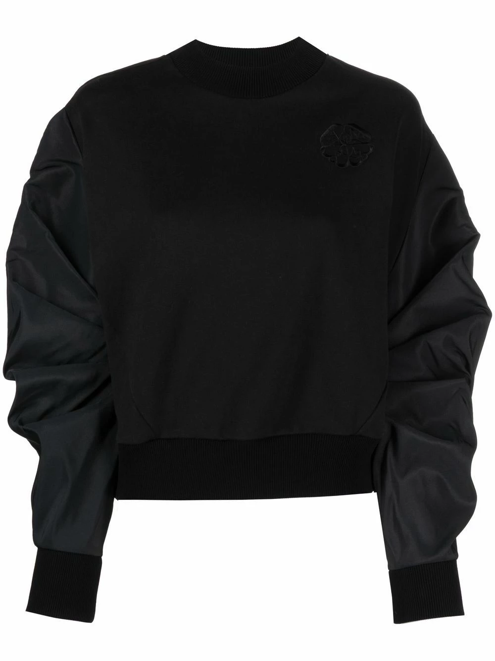 Alexander McQueen Two tone logo sweatshirt 1 Alexander McQueen two-tone logo sweatshirt