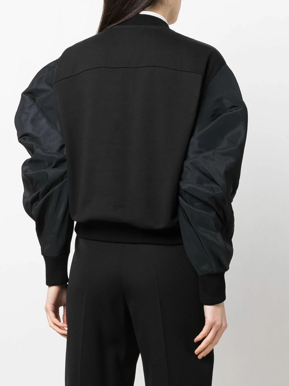 Alexander McQueen Two tone logo sweatshirt 4 Alexander McQueen two-tone logo sweatshirt