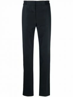 Alexander McQueen graffiti logo straight leg trousers