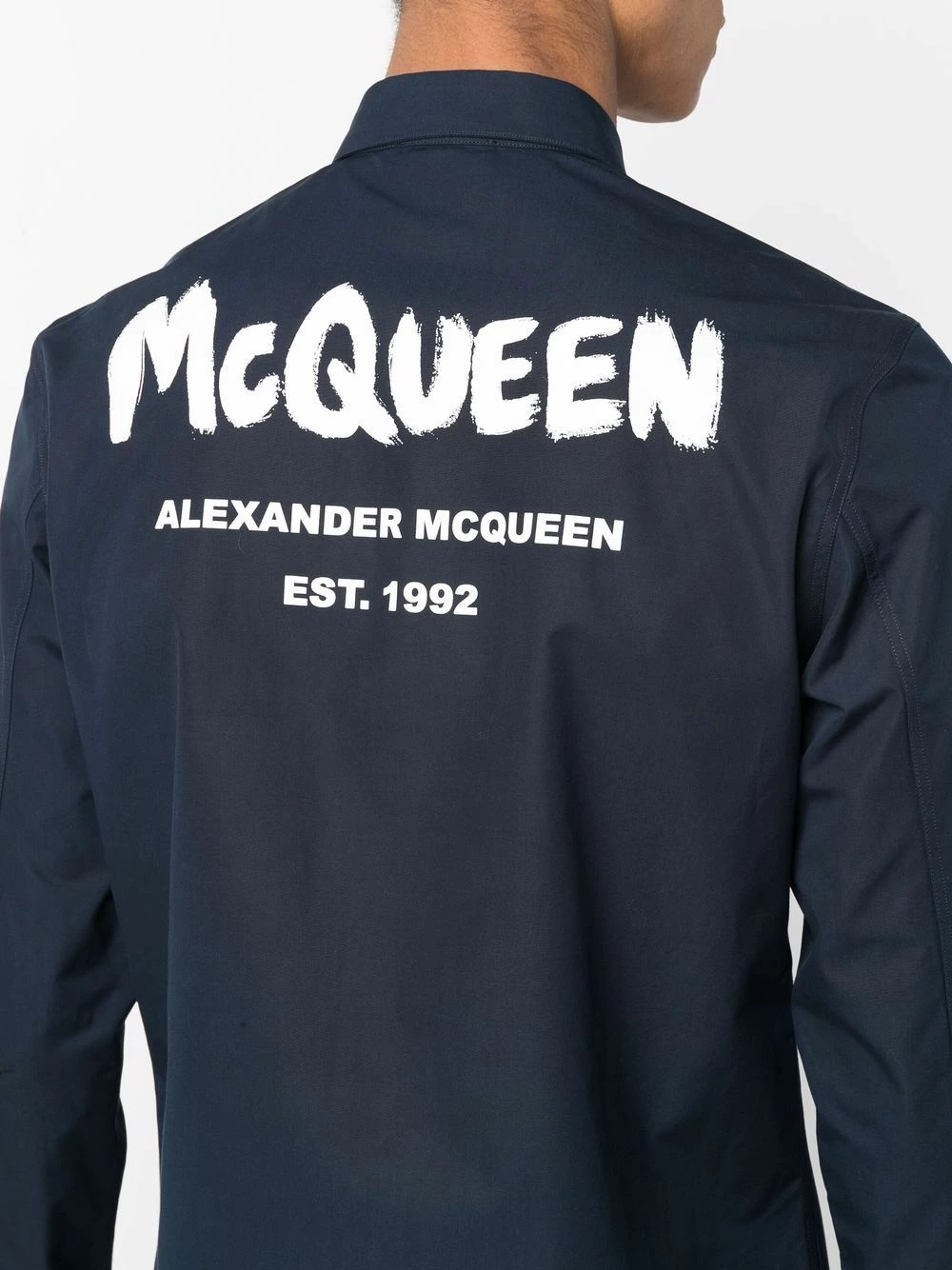 Alexander McQueen Logo print long sleeve shirt 5 Alexander McQueen logo-print long-sleeve shirt