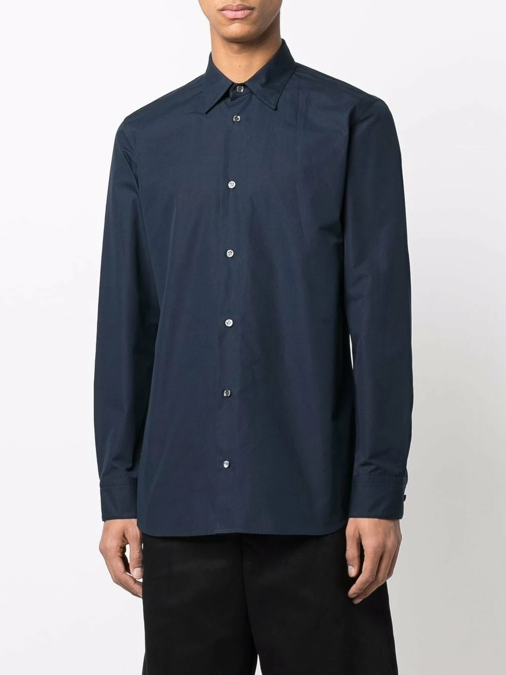 Alexander McQueen Logo print long sleeve shirt 3 Alexander McQueen logo-print long-sleeve shirt