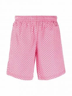 Alexander McQueen skull-print slip-on swim shorts