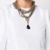 Alexander McQueen chunky layered chain link necklace