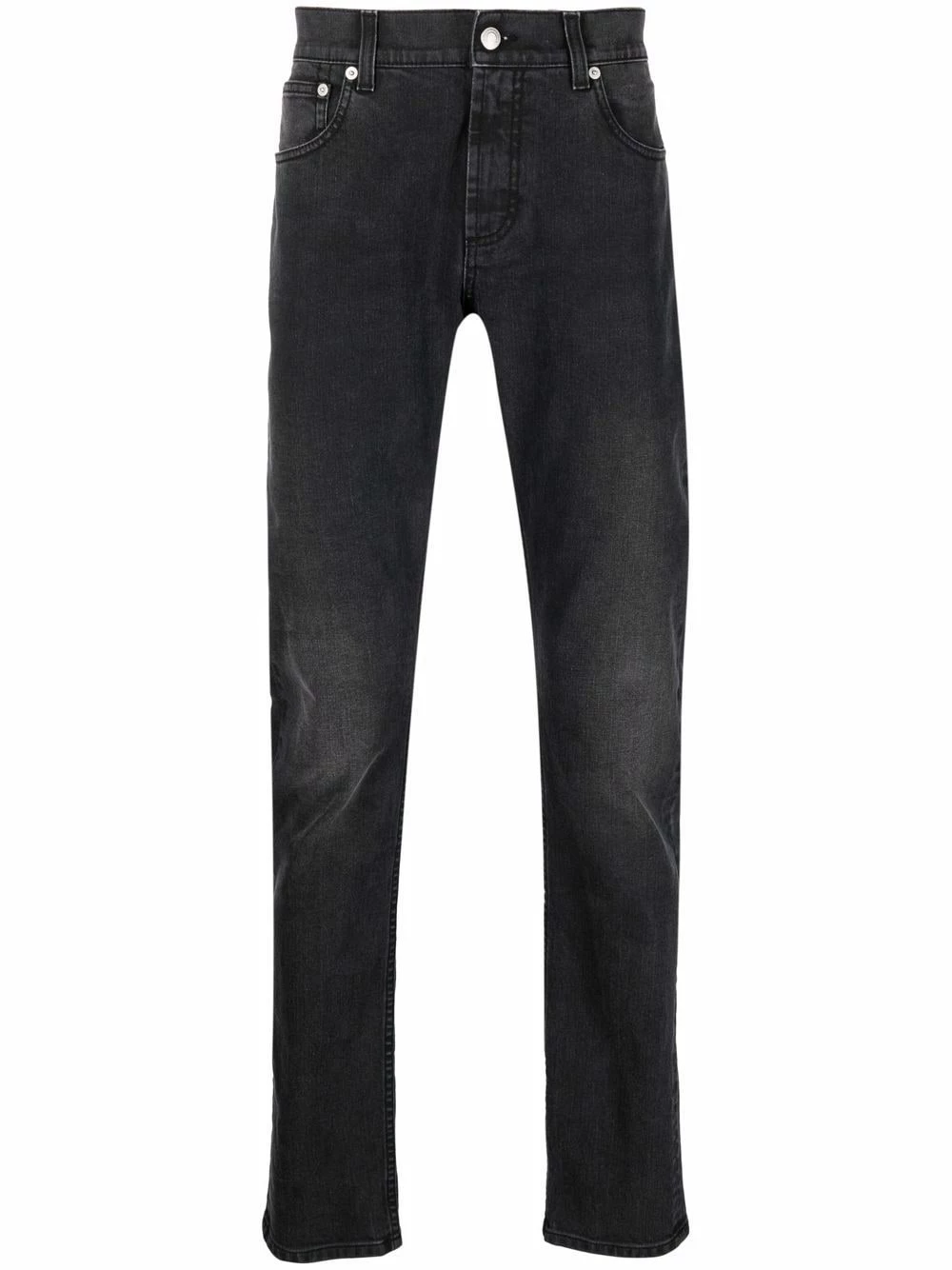 Alexander McQueen Skinny cut denim jeans 1 Alexander McQueen skinny-cut denim jeans
