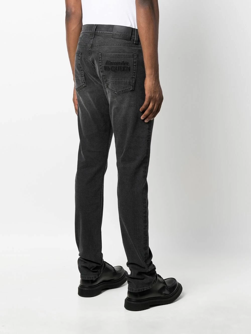 Alexander McQueen Skinny cut denim jeans 4 Alexander McQueen skinny-cut denim jeans