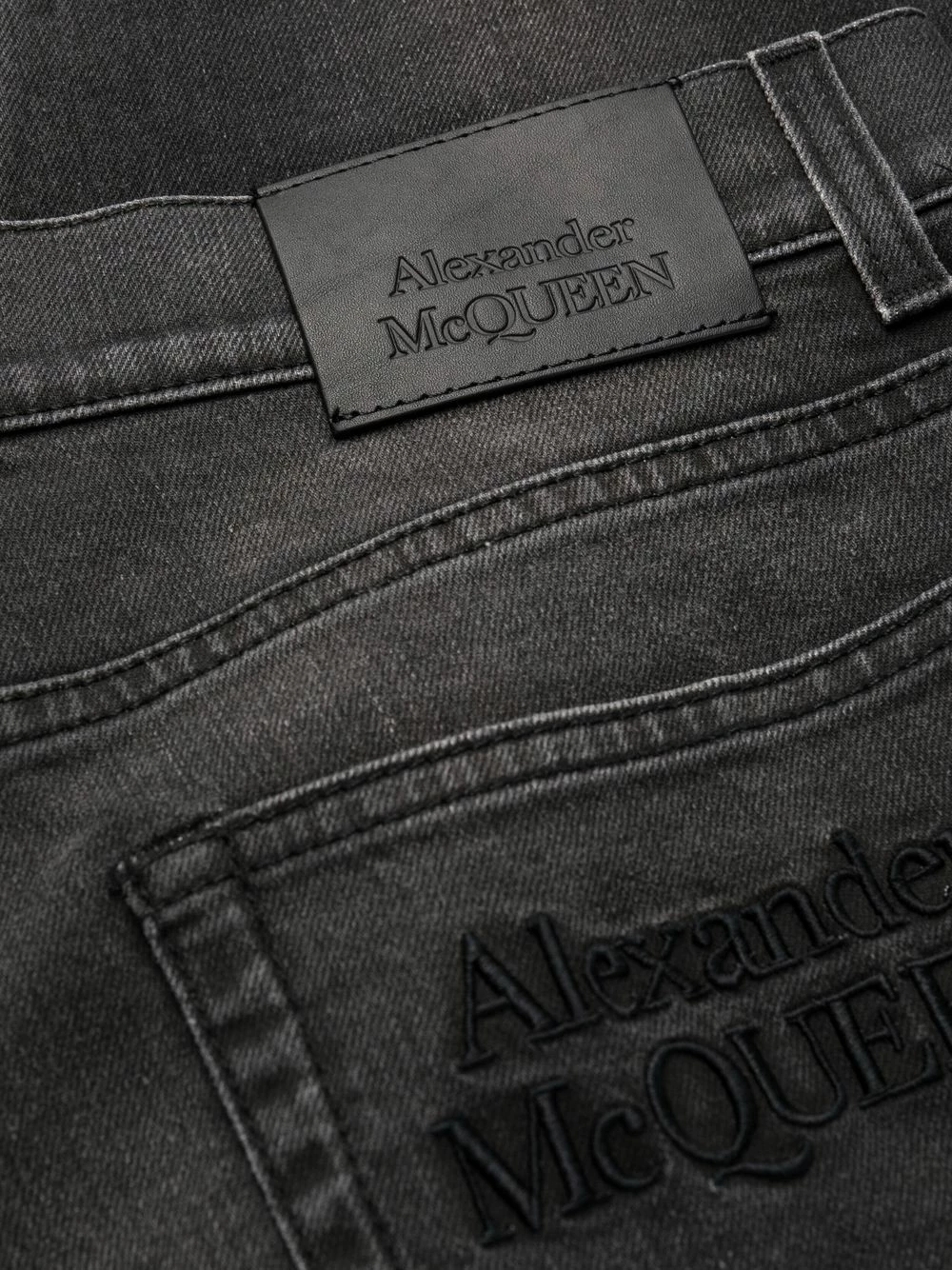 Alexander McQueen Skinny cut denim jeans 6 Alexander McQueen skinny-cut denim jeans