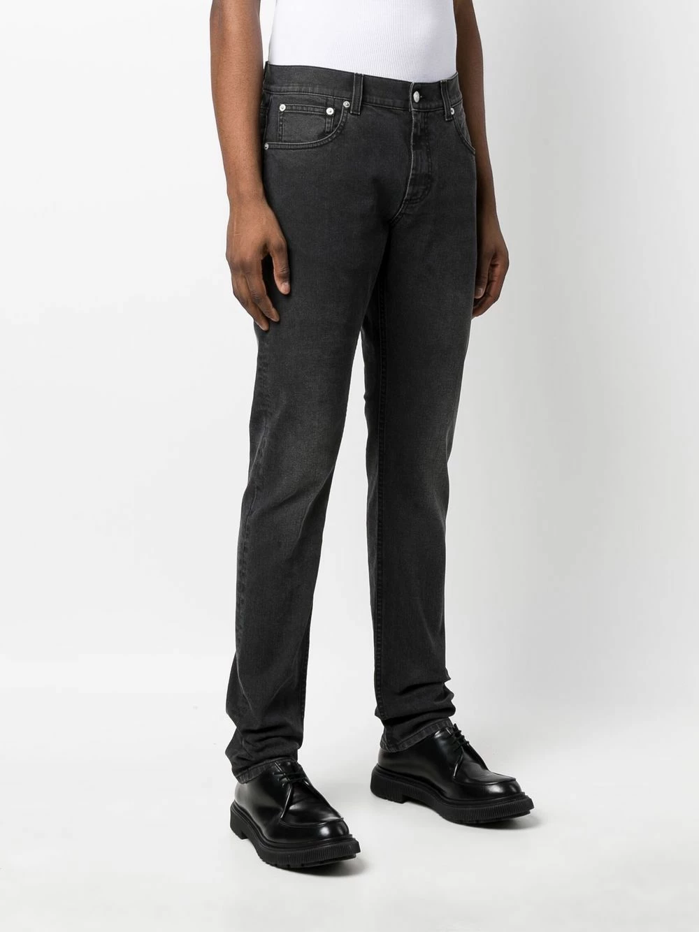 Alexander McQueen Skinny cut denim jeans 3 Alexander McQueen skinny-cut denim jeans