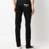 Alexander McQueen embroidered-logo straight-leg jeans