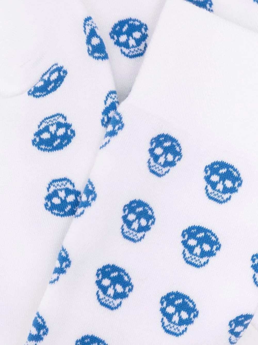 Alexander McQueen All over skull cotton socks 2 Alexander McQueen all-over skull cotton socks