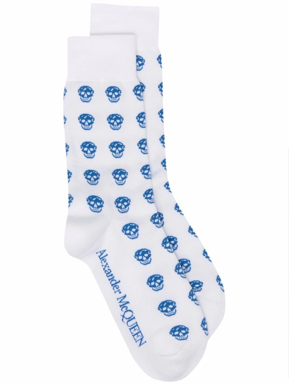 Alexander McQueen All over skull cotton socks 1 Alexander McQueen all-over skull cotton socks