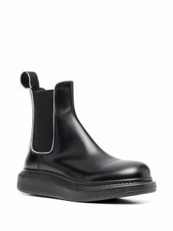 Alexander McQueen Chelsea leather boots