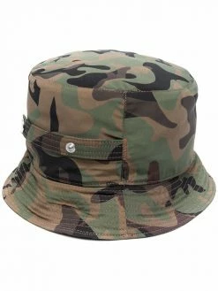 Alexander McQueen camouflage print sun hat