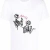 Alexander McQueen skeleton logo-print T-shirt