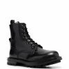 Alexander McQueen polished lace-up boots