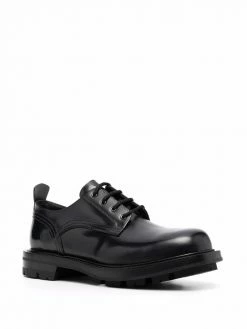 Alexander McQueen Derby leather shoes