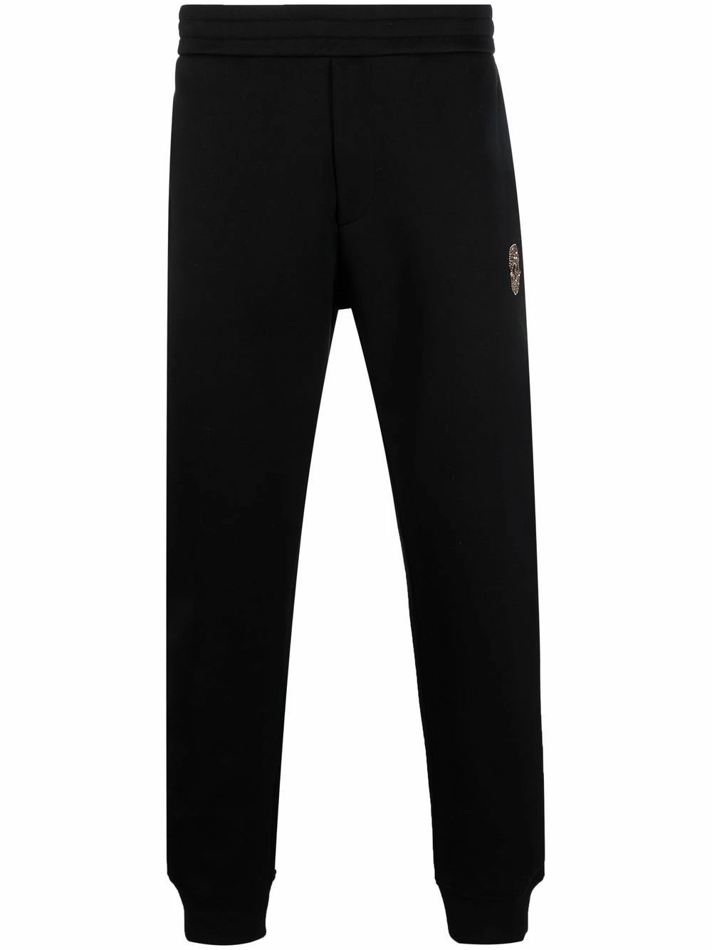 Alexander McQueen Sequin embellished skull trackpants 1 Alexander McQueen sequin-embellished skull trackpants