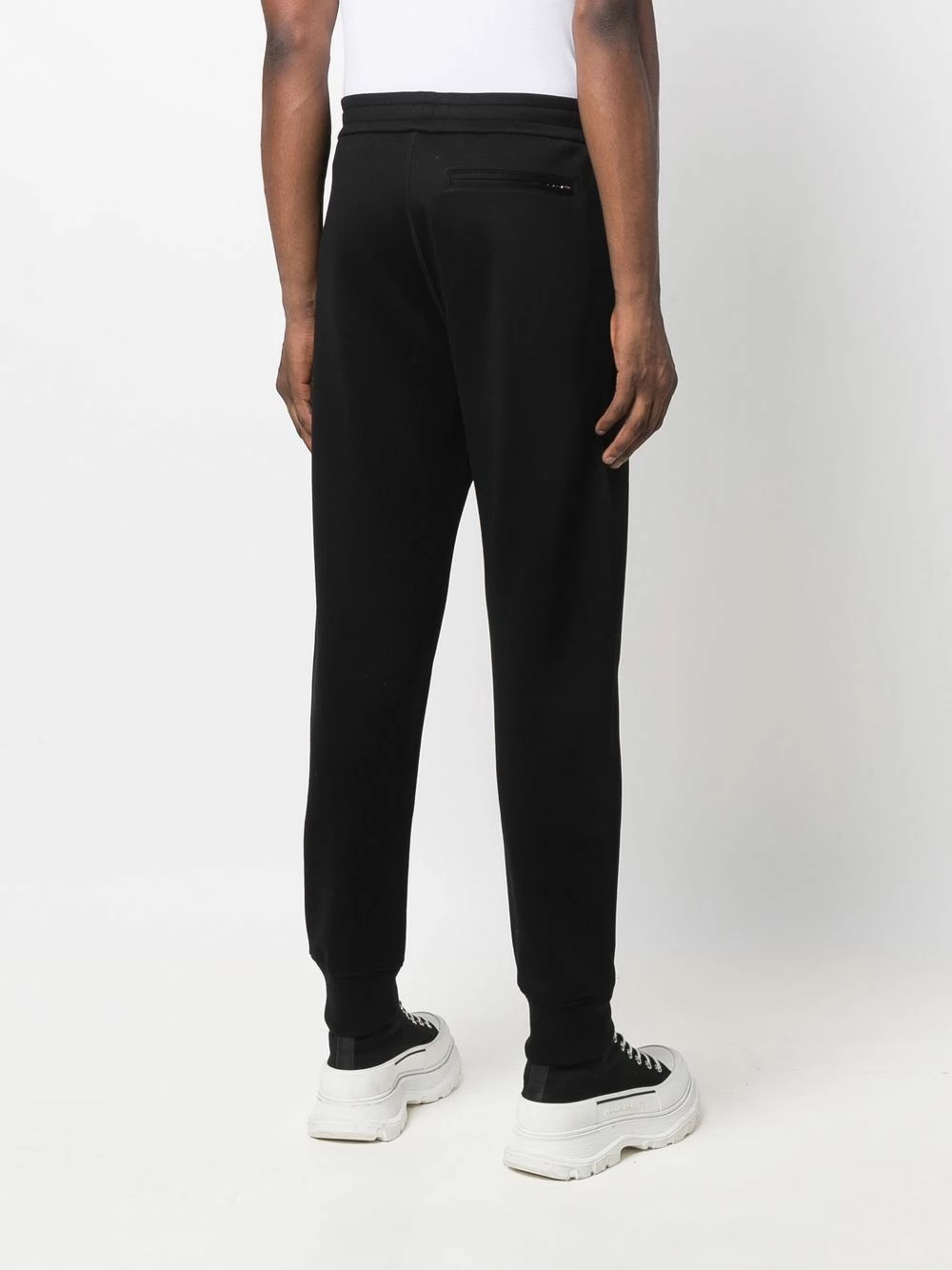 Alexander McQueen Sequin embellished skull trackpants 4 Alexander McQueen sequin-embellished skull trackpants