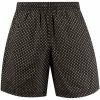 Alexander McQueen skull embroidered swim shorts