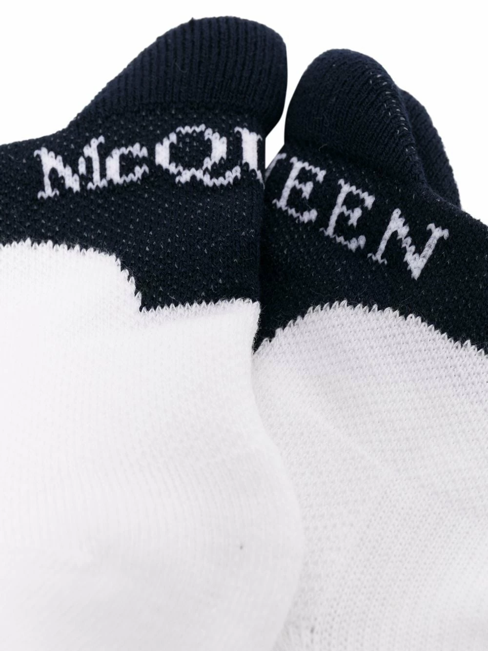 Alexander McQueen Logo embroidered ankle socks 2 Alexander McQueen logo embroidered ankle socks