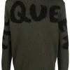 Alexander McQueen logo-print crew neck jumper