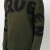 Alexander McQueen logo-print crew neck jumper