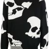 Alexander McQueen skull-print crew neck jumper