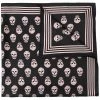 Alexander McQueen skull-motif silk scarf