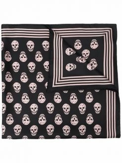 Alexander McQueen skull-motif silk scarf