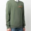 Alexander McQueen Logo patch crew neck sweatshirt 7 Alexander McQueen logo patch crew-neck sweatshirt