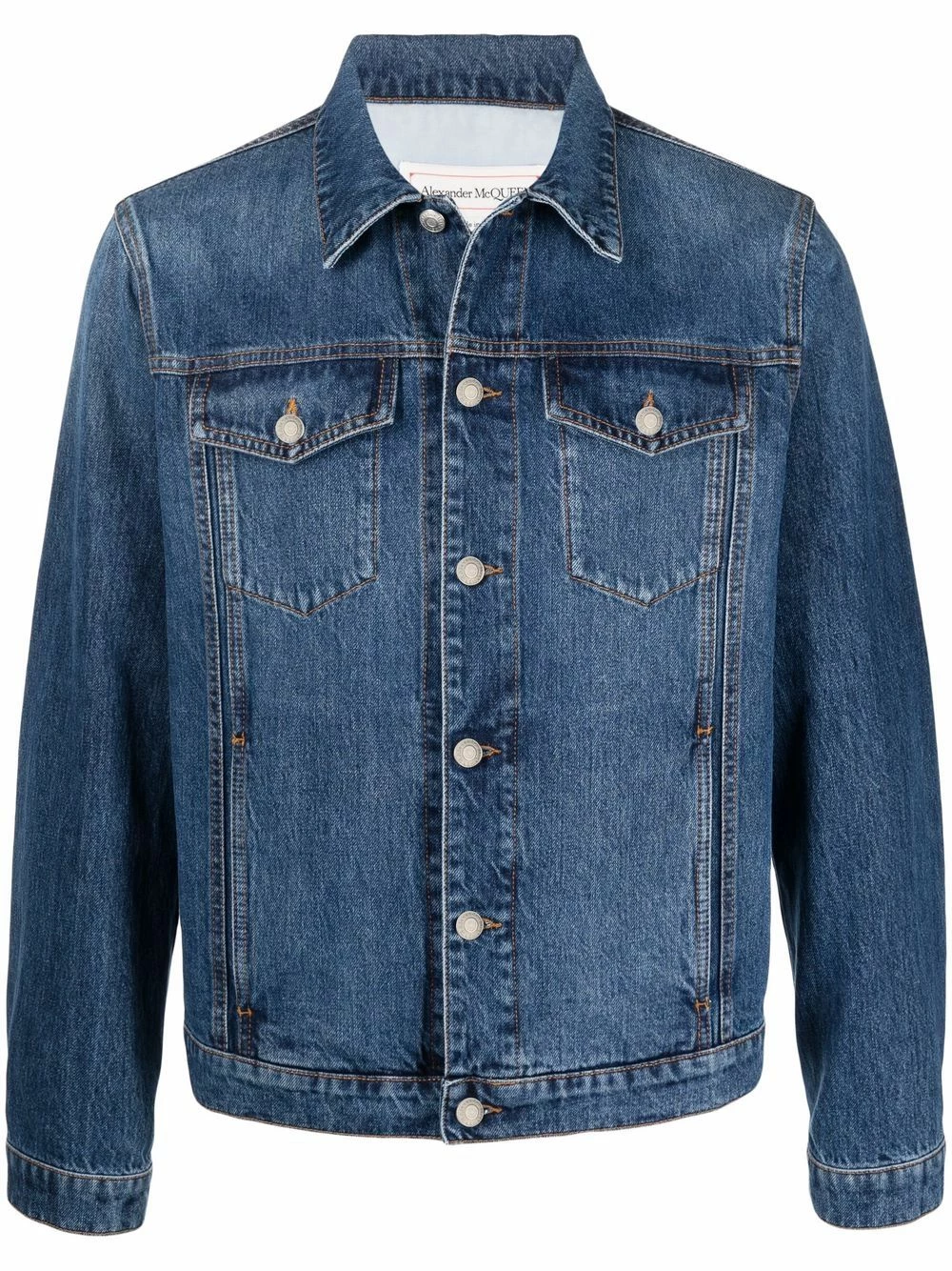 Alexander McQueen Long sleeve denim jacket 1 Alexander McQueen long-sleeve denim jacket