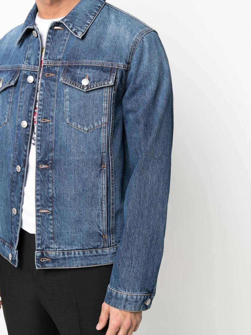 Alexander McQueen Long sleeve denim jacket 5 Alexander McQueen long-sleeve denim jacket
