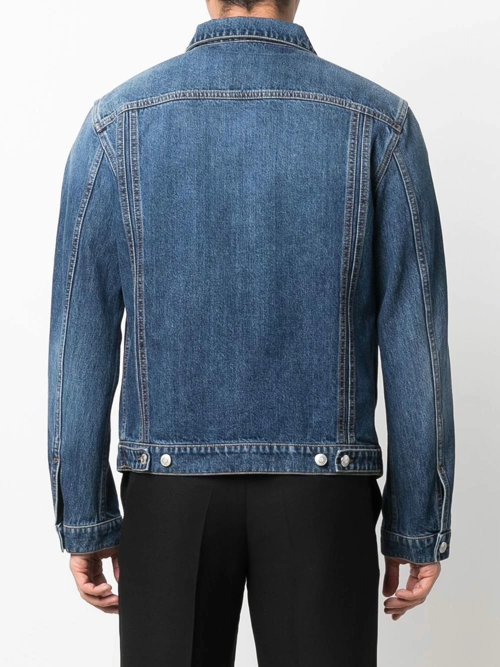 Alexander McQueen Long sleeve denim jacket 4 Alexander McQueen long-sleeve denim jacket