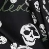 Alexander McQueen Skeleton Biker Skull silk scarf