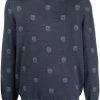 Alexander McQueen jacquard skull-motif wool jumper