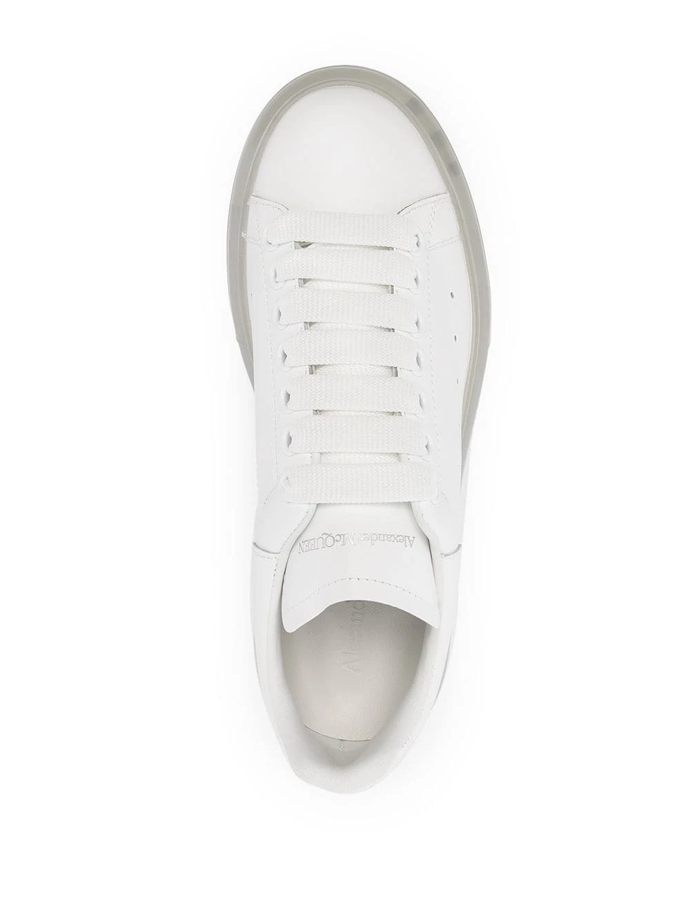 Alexander McQueen Clear sole leather sneakers 4 Alexander McQueen clear sole leather sneakers