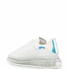 Alexander McQueen metallic-counter transparent sole sneakers