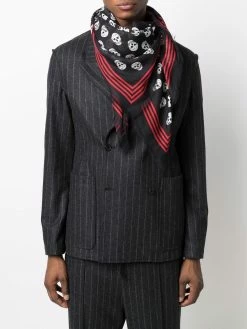 Alexander McQueen all-over skull print scarf