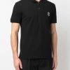 Alexander McQueen crystal-stud polo shirt