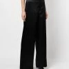 Alexander McQueen satin wide leg trousers