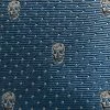 Alexander McQueen skull-jacquard silk tie