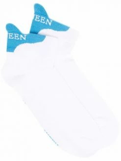 Alexander McQueen intarsia-knit cotton-blend socks