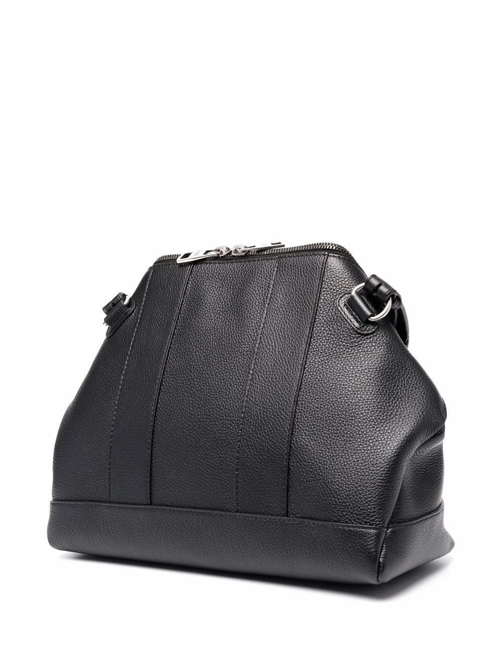 Alexander McQueen Engraved logo leather shoulder bag 3 Alexander McQueen engraved-logo leather shoulder bag