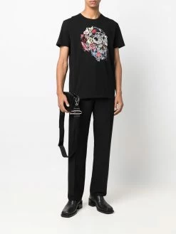 Alexander McQueen sketch skull print T-shirt