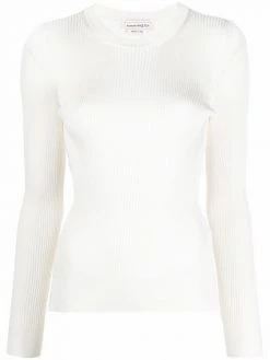 Alexander McQueen ribbed-knit top