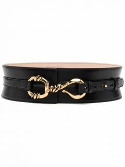 Alexander McQueen Antique Hook leather waist belt