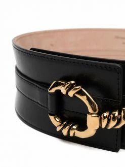 Alexander McQueen Antique Hook leather waist belt