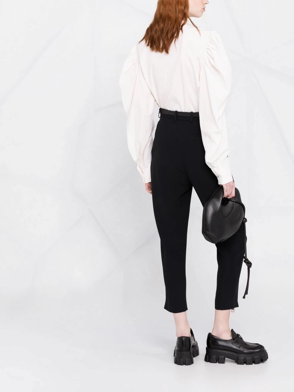 Alexander McQueen Cropped high waist trousers 4 Alexander McQueen cropped high-waist trousers