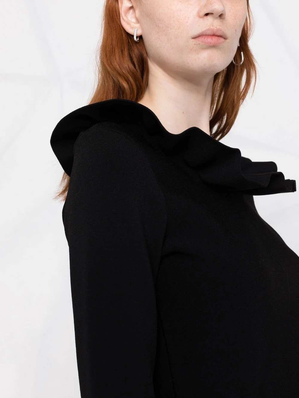 Alexander McQueen Ruffled long sleeve jumper 5 Alexander McQueen ruffled long-sleeve jumper